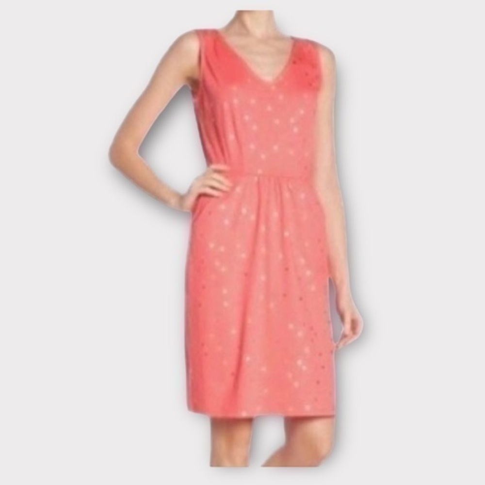 Boden Coral Sleeveless Dress